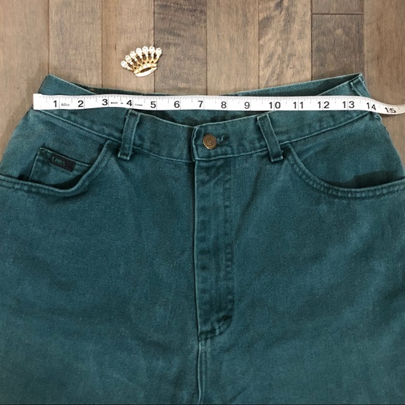 Vintage Lee Teal High Waist Jeans!!! - Picture 4 of 8